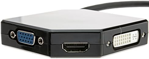 DisplayPort של כבלים ל- HDMI, VGA או DVI, מתאם 3 ב -1