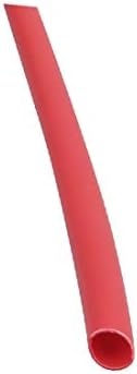 X-DREE 5M אורך 1.5 ממ דיא. חום פוליולפין צינור מתכווץ אדום לתיקון תיל (5M de largo 1.5 ממ דה דימטו פנים.