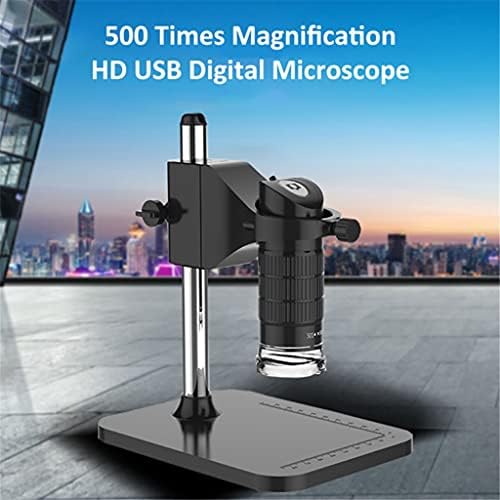 מיקרוסקופ מקצועי כף יד מיקרוסקופ דיגיטלי 500 על 2 מגה פיקסל אנדוסקופ אלקטרוני מתכוונן 8 הוביל זכוכית מגדלת