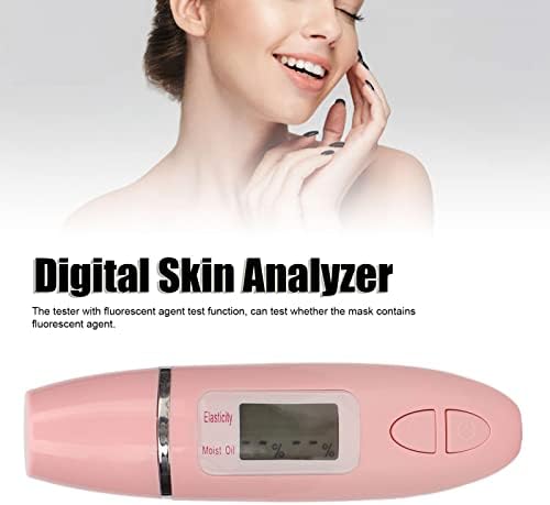 דיגיטלי עור פנים בודק נייד טיפוח עור מים שמן בודק גלאי לחות מים שמן מנתח דיוק חיישן עם דיגיטלי תצוגת