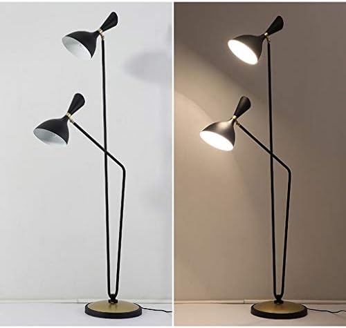 Yfqhdd מנורת רצפה סטנדרטית LED תאורה אנכית יצירתית אינדיבידואלית לחדר שינה/סלון/לימוד