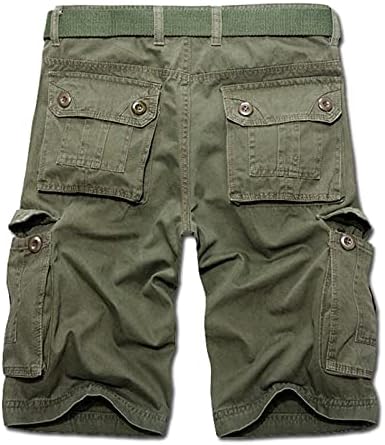 מכנסיים קצרים לגברים קיץ כותנה כותנה רב-כיס מכנסיים קצרים מכנסיים אופנה מכנסיים קצרים גדולים וגבוהים