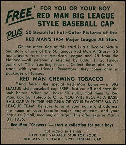 1954 איש אדום 8 NL אנדי פפקו מילווקי בראבס אקסית