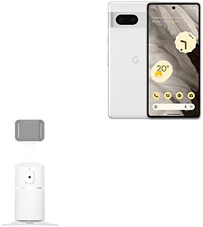 Stand Wabe Stand and Mount תואם ל- Google Pixel 7 Pro - Pivottrack360 Selfie Stand, מעקב פנים עמד