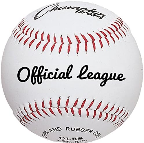 סט בייסבול עור ספורט ספורט: תריסר כדורי בייסבול רשמיים של ליגת עור מקורה/חיצוני עור לאימוני