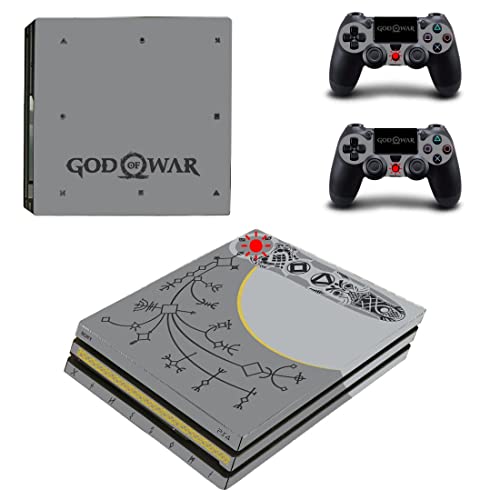 עבור PS4 Slim - Game God God The Best of War PS4 - PS5 קונסולת עור ובקרים, עור ויניל לפלייסטיישן