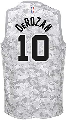 Outstuff San Antonio Spurs Demar Derozan 10 NBA Big Boys Edition City Edition Swingman Jersey