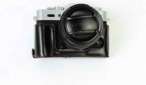 עור מפוצל חצי מצלמה מקרה תיק כיסוי עבור פוג 'יפילם פוג' י אקס-טי 30 אקס-טי 20 אקס-טי 10 אקס-טי