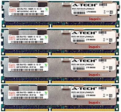 ערכת A-Tech Hynix 12GB 3X 4GB PC3-10600 1.5V לתחנת עבודה מדויקת של Dell SNPP9RN2C/8G A2626072 A2626093 A2862069