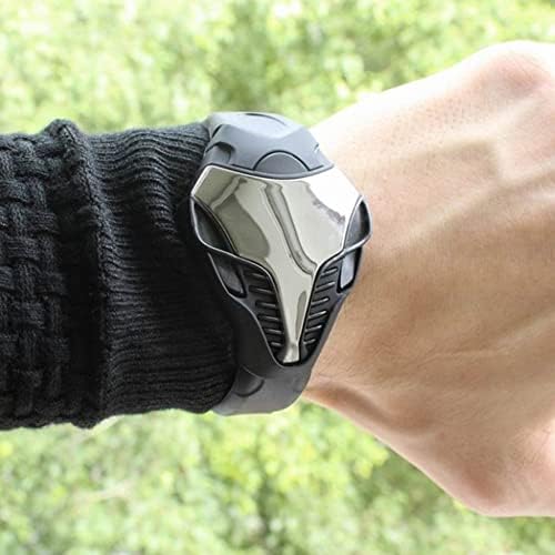 פנמיס הוביל דיגיטלי אופנה קוברה שעון שחור סיליקון ברזל משולש חיוג ספורט יד שעונים