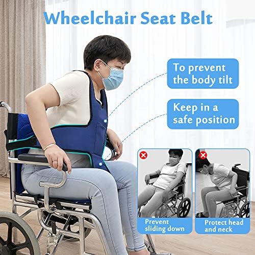 כיסא גלגלים חגורת בטיחות רפואי בטיחות חגורות בטיחות למבוגרים קשישים כיסא משענות רצועת חזה לרתום כיסא גלגלים