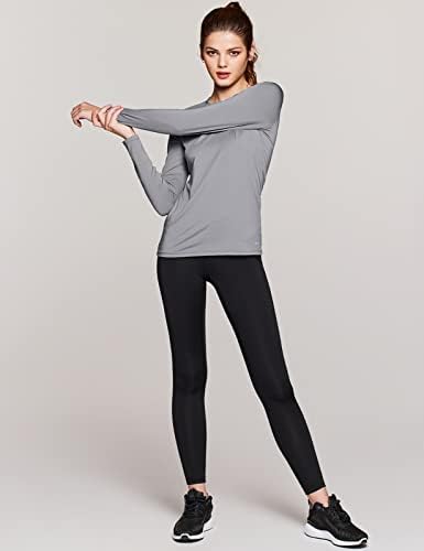 Athlio 2 או 3 חבילות נשים UPF 50+ חולצות אימון שרוול ארוך, חולצת ריצה של הגנת שמש UV, חולצה אתלטית בכושר