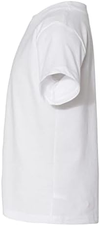 בלה + חולצת טריקו של שרוול פעוטות של קנבס, לבן, 3T