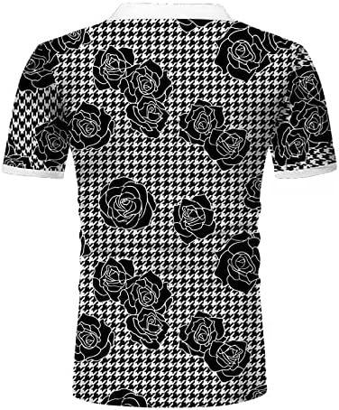 חולצות פולו רוכסן של XXBR Mens, חולצת טריקו של שרוול קצר של קיץ