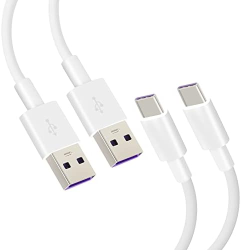 כבל USB Type-C 5A 3-חבילות USB-A ל- USB-C טעינה מהירה תואמת ל- Samsung Galaxy S10 S10E S9 S8 S20 Plus
