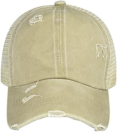 מתכוונן רשת כובע צלב כובע בייסבול כובע קש ספורט כיסוי ראש מגבעת