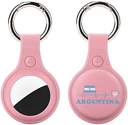 ארגנטינאי כדורגל פעימות לב מקרה עמיד אנטי אבוד נגד שריטות מחזיק מקרה עם מחזיק מפתחות 2 יחידות