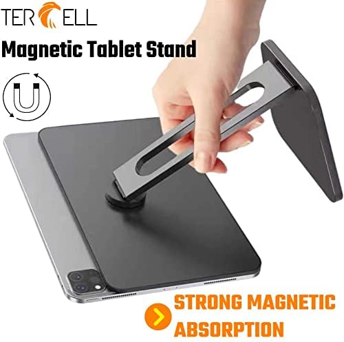 Tercell Float Tablet Stand / Body Aluminum, סיבוב 360 °, ניתן להחלפה, גובה מתכוונן, חליפת מחזיק