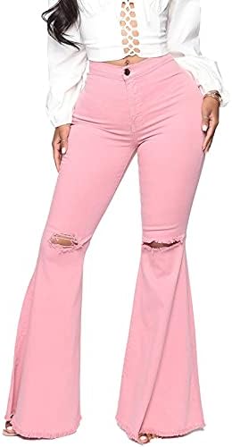מיאשוי גודל 16 מכנסיים לנשים רחב מותניים רגל נשים של מכנסיים כפתור ג ' ינס כיס התלקח מעצב רחב רגל מכנסיים עבור