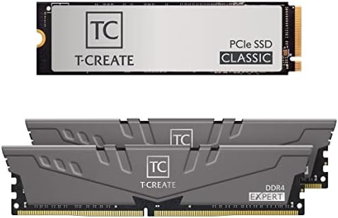 קבוצת צוות T-Create מומחה Overclocking 10L DDR4 16GB 3200MHz Cl16 זיכרון שולחן עבודה TTCED416G3200HC16FDC01