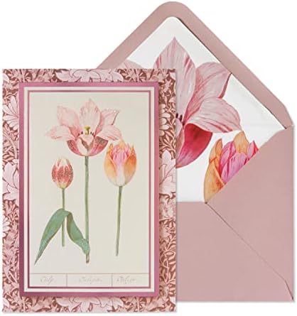 ניקאה.ד פסחא כרטיס, פרפרים ופרחים, כולל סנטימנט ייחודי ותיאום מעטפה