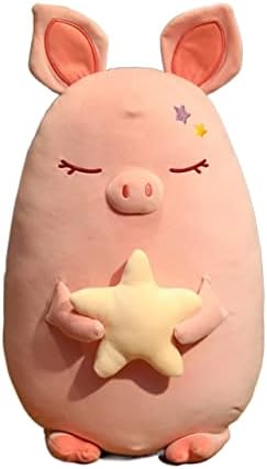 SSXGSLBH כרית חזיר רכה ממולאת בגודל גדול גודל ורוד חזיר רך בובה חזיר צעצוע פלאש לילדה עיצוב בית
