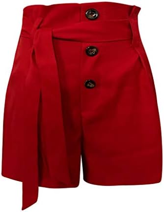 מכנסיים קצרים לנשים לקיץ טרקלין מזדמן נוח מכנסיים קצרים בצבע טהור