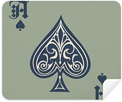 משחק כרטיסי דפוס הימורים כלי ניקוי בד מסך מנקה 2 יחידות זמש בד
