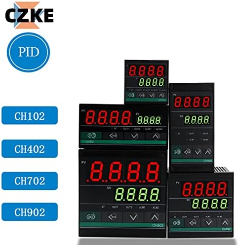 נונומו פלט כפול SSR וממסר CH102 CH402 CH702 CH902 שני פלט ממסר LCD דיגיטלי PID בקר טמפרטורה חכם