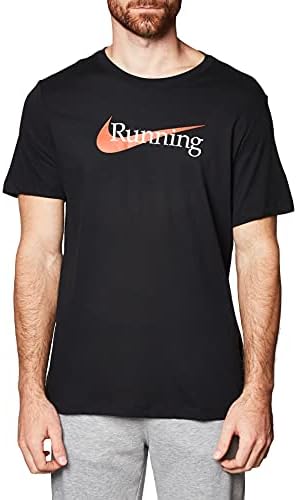 נייקי גברים של ריצה לוגו דריפיט חולצה