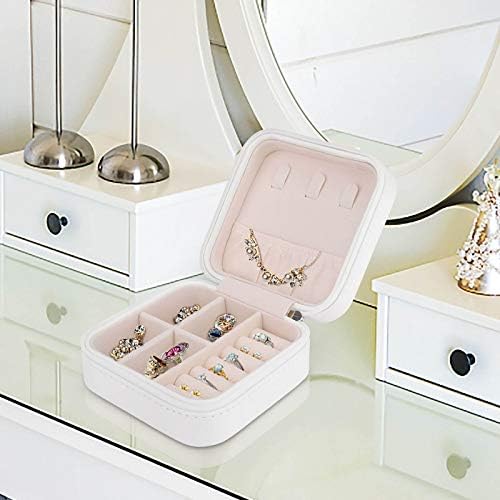 נגן הוקי קופסת תכשיטים PU TRAWTIRY TRAIDLITY תכשיטים ניידים מארגן תליון ארגזי אחסון קופסאות מחזיק