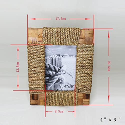 מסגרת צילום של Digico, היצירת יד כפרי מסגרת צילום כפרית מסגרת תמונה תמונה מסגרת תמונה, 4x6 מסגרת צילום