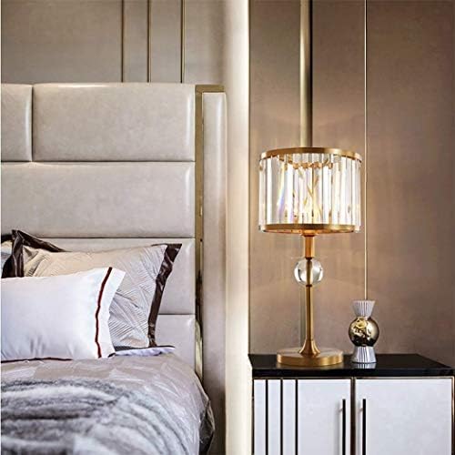 מנורת שולחן קרמיקה Wenlii מנורת מיטת מיטה לחדר שינה סלון בית תפאורה ביתית מנורת חדר שינה תאורה מקורה