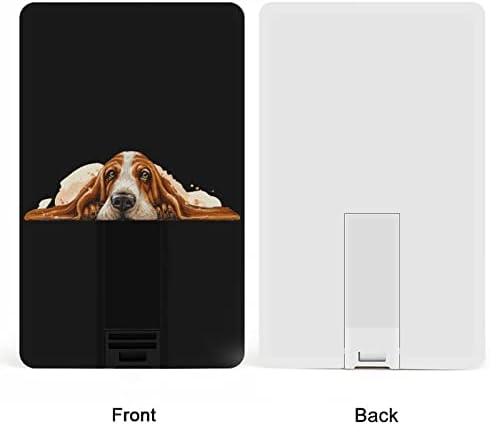 גזע כלבים באסט כלב כרטיס אשראי USB פלאש פלאש מזיכרון מותאם אישית מקל אחסון מפתח כונן 64 גרם