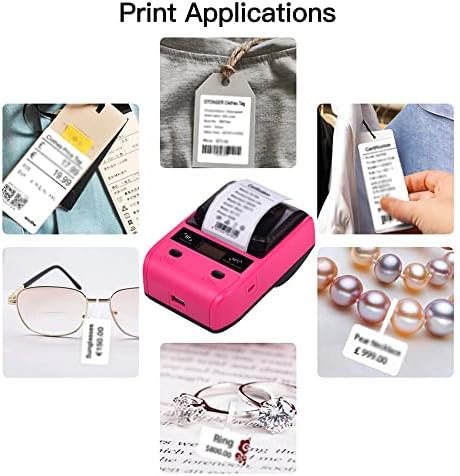 N/A נייד 58 ממ מדפסת תרמית מדפסת מרשימה מדפסת משלוח אלחוטי עבור משלוח תוויות מחיר מחיר מחיר USB NFC BT חיבור