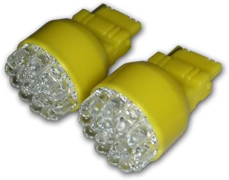 TuningPros LED-3156-A19 3156 נורות LED, 19 סט ענבר LED 2-PC
