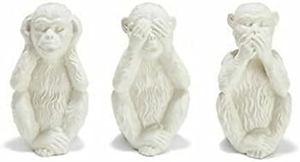 מערך החברה של שניים של 3 פסלי קופים מרושעים