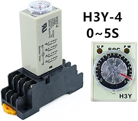 DASEB H3Y-4 0-5S POWER POWER ONITY עיכוב TIMER TIMER DPDT 14PINS H3Y-4 DC12V DC24V AC110V AC220V