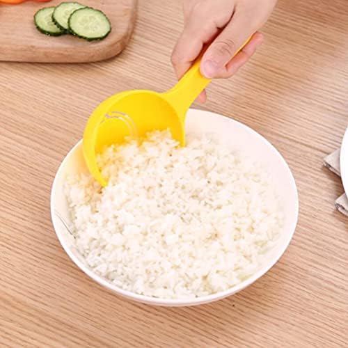 קרח קרם סקופ 2 יחידות אורז ההנעה כף אורז עובש בצורת חצי עיגול אורז שובל אורז סקופר סושי כפית ללא מקל אורז