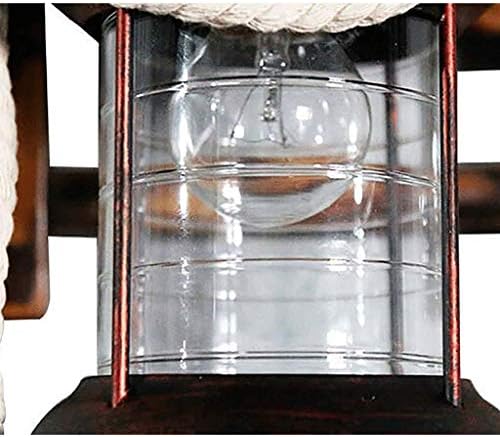 תעשייתי זכוכית צל פנס תאורת רטרו מנורת מתכת פמוט קיר לבית חדר שינה אוכל חדר קפה