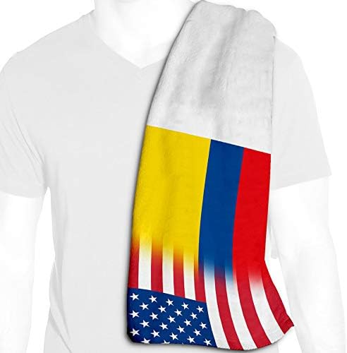 ExpressItbest Microfiber מגבת קירור - 12in x 36in - דגל קולומביה - דגל קולומביה