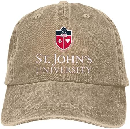 אוניברסיטת סנט ג ' ון קלאסי קאובוי כובע מתכוונן בייסבול כובע יוניסקס מזדמן ספורט כובע