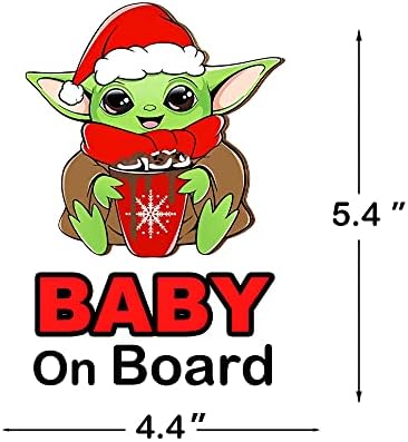 דאינה רעיוני תינוק על לוח מדבקות, עמיד למים תינוק על לוח בטיחות סימן עבור רכב חלונות &מגבר; פגושים, 1 יחידות