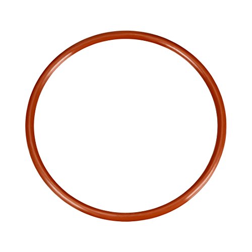 טבעת O-טבעת סיליקון uxcell, 80 ממ OD, מזהה 73 ממ, רוחב 3.5 ממ, אטם טבעות חותם VMQ, אדום
