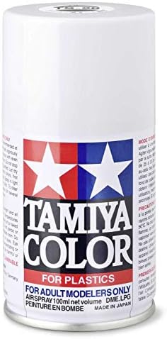 TAMIYA TAM85026 85026 צבע ריסוס לכה, TS -26 לבן טהור - 100 מל ריסוס