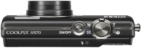 Nikon Coolpix S570 12MP מצלמה דיגיטלית עם זום רטט אופטי 5x זווית רחבה 5x זום ו -2.7 אינץ 'LCD