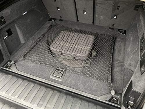 סגנון רצפה רכב אלסטי תא המטען רשת מטען לרשת BMW X5 אביזרים 2020-2023 - מארגן תא מטען פרימיום ואחסון - רשת