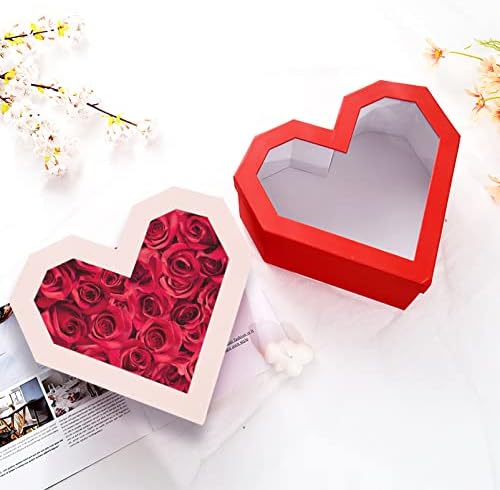 קופסאות מתנה בצורת Zerodeko בצורת לב עם סרט כיסוי לחתונה מיכל מתנה של יום האהבה קופסת עטיפה נוכחת