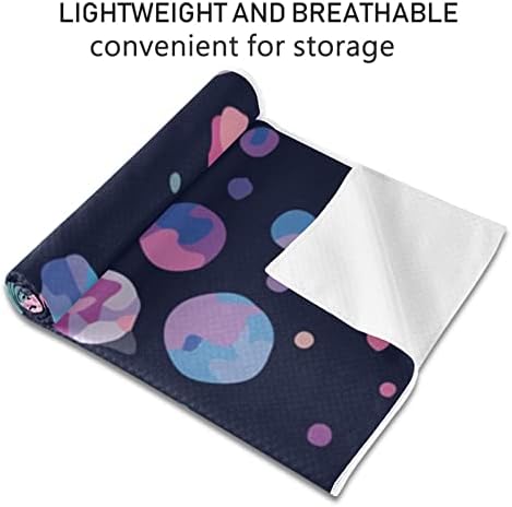 שמיכת יוגה אוונטנץ 'צבעונית-גלקסיה-חלל-מגבת מגבת יוגה מגבת