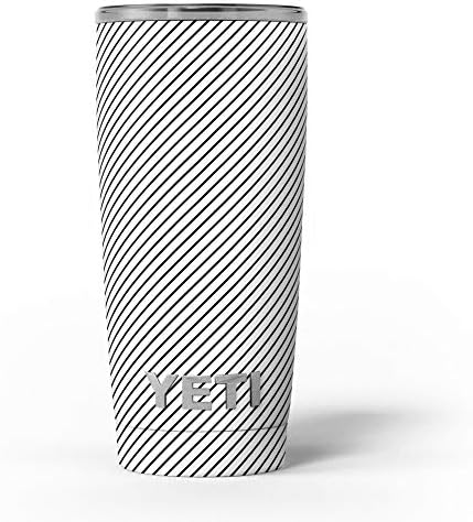 תכנן קווים משופעים של Skinz Slate עם גיבוי שקוף - ערכת גלישת ויניל מדבקות עור תואמת את כוסות הכוס